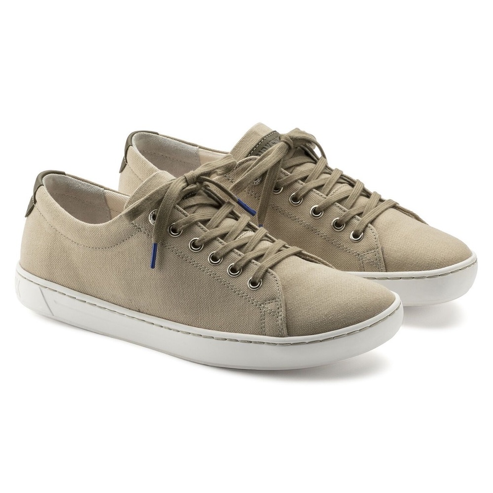 Birkenstock Arran Sneaker Tan Canvas Lace Up Shoe Size 8 or 39